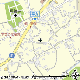 埼玉県上尾市平方1293周辺の地図