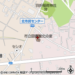 鶴ヶ島市役所　脚折児童館周辺の地図
