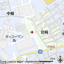 千葉県野田市宮崎2-1周辺の地図