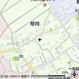 埼玉県坂戸市厚川105-2周辺の地図