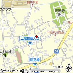 埼玉県上尾市平方2119周辺の地図