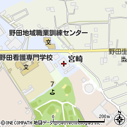 野田市役所　水道部周辺の地図