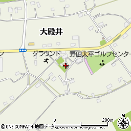 大殿井自治会館周辺の地図