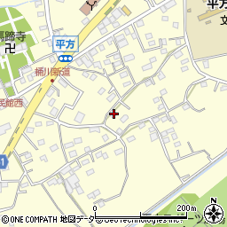 埼玉県上尾市平方1289-2周辺の地図