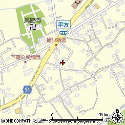 埼玉県上尾市平方1300周辺の地図
