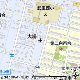 埼玉県春日部市大場851周辺の地図