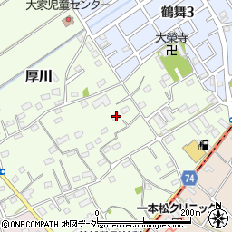 埼玉県坂戸市厚川96周辺の地図