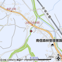 長野県茅野市金沢2145周辺の地図