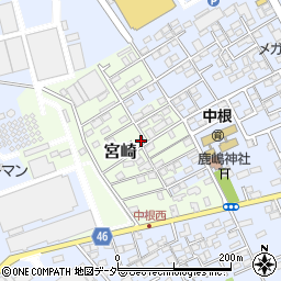 千葉県野田市宮崎6-124周辺の地図