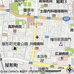 鯖江タクシー株式会社　事務所周辺の地図