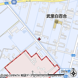 埼玉県春日部市大場173周辺の地図