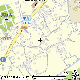 埼玉県上尾市平方1295周辺の地図