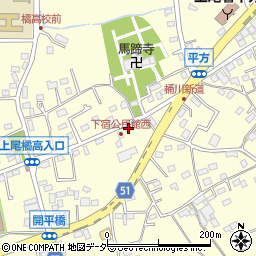 埼玉県上尾市平方1002周辺の地図
