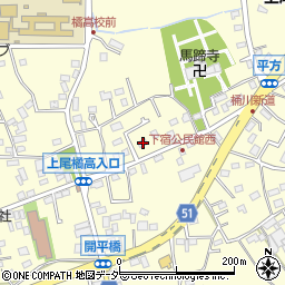 埼玉県上尾市平方2114周辺の地図