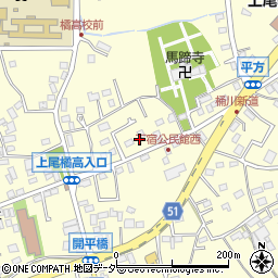 埼玉県上尾市平方2110周辺の地図