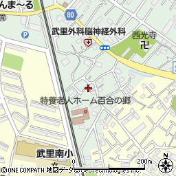 埼玉県春日部市大畑404周辺の地図