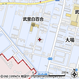 埼玉県春日部市大場716周辺の地図