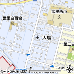 埼玉県春日部市大場770周辺の地図
