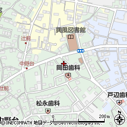 千葉県野田市中野台170-1周辺の地図