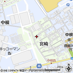千葉県野田市宮崎6-95周辺の地図