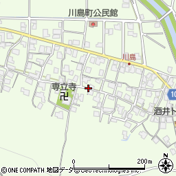 福井県鯖江市川島町周辺の地図