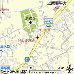 埼玉県上尾市平方1308周辺の地図