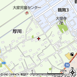 埼玉県坂戸市厚川185周辺の地図