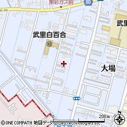埼玉県春日部市大場717周辺の地図