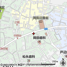 千葉県野田市中野台170-6周辺の地図