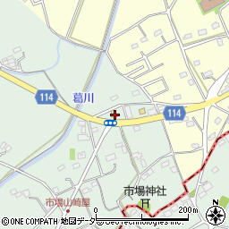 埼玉県入間郡毛呂山町市場17-3周辺の地図