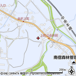 長野県茅野市金沢1519周辺の地図