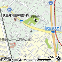 埼玉県春日部市大畑388周辺の地図
