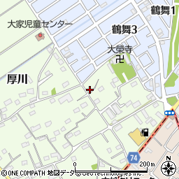 埼玉県坂戸市厚川210-19周辺の地図