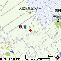 埼玉県坂戸市厚川196-13周辺の地図