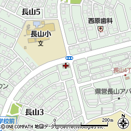 長山コミュニティセンター周辺の地図