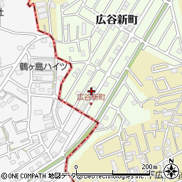 埼玉県川越市広谷新町7周辺の地図