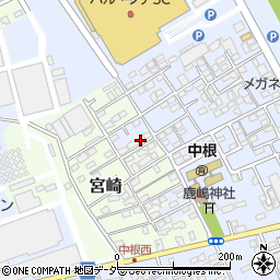 千葉県野田市宮崎6周辺の地図