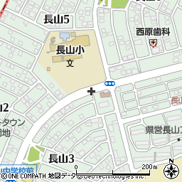 長山小学校前周辺の地図