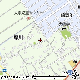 埼玉県坂戸市厚川193周辺の地図