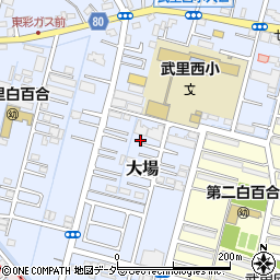埼玉県春日部市大場835周辺の地図