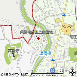 県営毛呂山上宿住宅１号棟周辺の地図