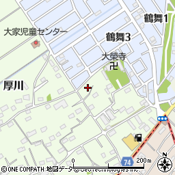 埼玉県坂戸市厚川210-12周辺の地図