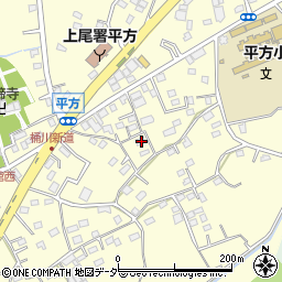 埼玉県上尾市平方1338周辺の地図