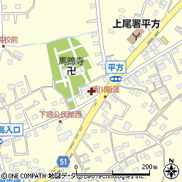 埼玉県上尾市平方2094周辺の地図