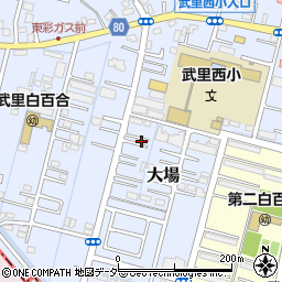 埼玉県春日部市大場773周辺の地図