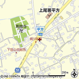 埼玉県上尾市平方1310-5周辺の地図