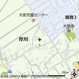 埼玉県坂戸市厚川196-6周辺の地図