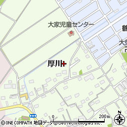 埼玉県坂戸市厚川233-3周辺の地図
