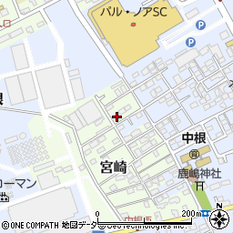 千葉県野田市宮崎6-40周辺の地図