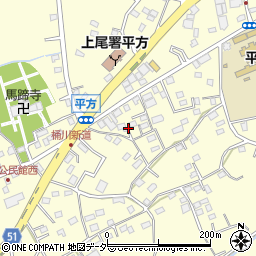 埼玉県上尾市平方1316周辺の地図